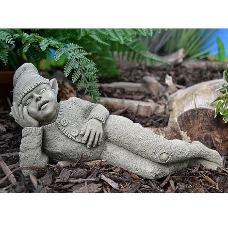 Thomas the Elf Stone Garden Ornament
